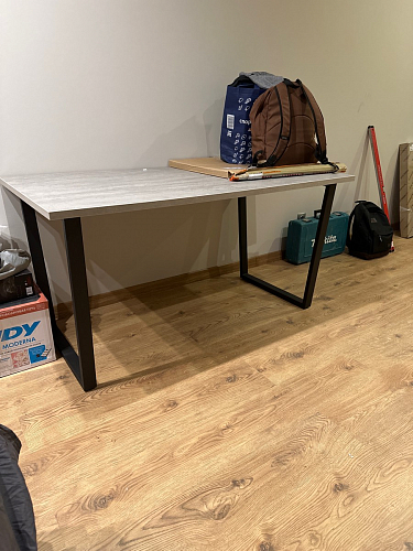 Стол раскладной Лота Лофт 120 25 мм юта / черный матовый фото покупателя 213