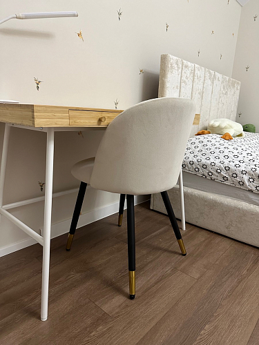 Стул на металлокаркасе Gabi wine red / black фото покупателя 253