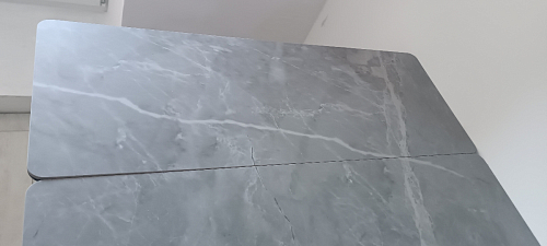 Керамический стол Вилли 140(200)х80х75 черный мрамор shakespeare black / черный фото покупателя 59