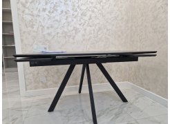 Керамический стол Вилли 140 (200) х 80 белый мрамор alpin white / snow white / белый фото покупателя 6