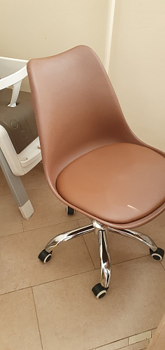 Компьютерное кресло Kolin с подушкой clear / white фото покупателя 54