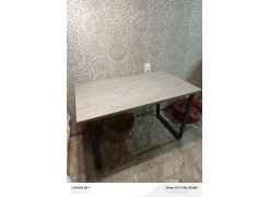 Стол Лота Лофт 140 25 мм юта / белый матовый фото покупателя 791