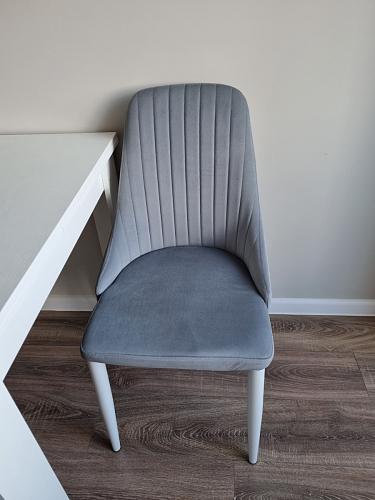 Стул на металлокаркасе Kora green / black фото покупателя 92