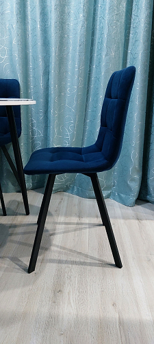 Стул на металлокаркасе Чилли зеленый / черный фото покупателя 1222