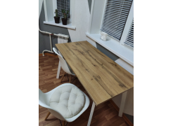 Стол Тринити Лофт 120 32 мм бетон / черный матовый фото покупателя 583