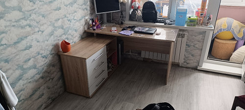 Компьютерный стол КСТ-109П правый венге фото покупателя 30