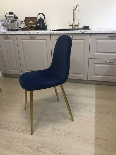 Стул на металлокаркасе Dabl 01 champagne / gold фото покупателя 164