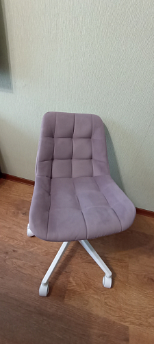 Кресло Келми 1  / AV 245 белый каркас синий микровелюр (neo 25) фото покупателя 40