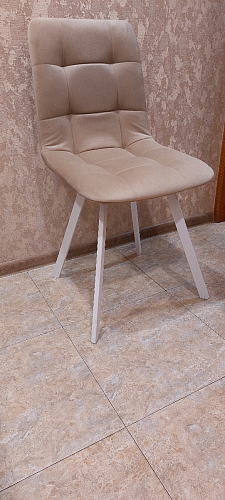 Стул на металлокаркасе Чилли синий / белый фото покупателя 1360