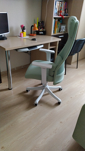 Компьютерное кресло Salta gray / white фото покупателя 21