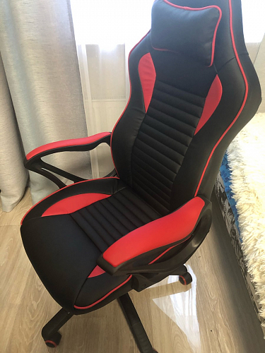 Компьютерное кресло Leon красное / черное фото покупателя 23