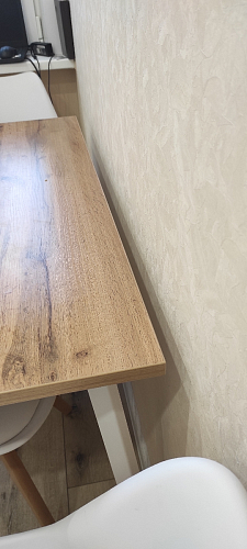 Стол Тринити Лофт 120 25 мм черный матовый / юта фото покупателя 13