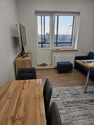 Обеденная группа Эделин темно-серый / бетон / черный матовый фото покупателя 23