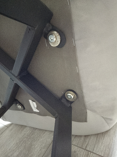 Комплект стульев Чилли 2 шт бежевый / черный фото покупателя 712