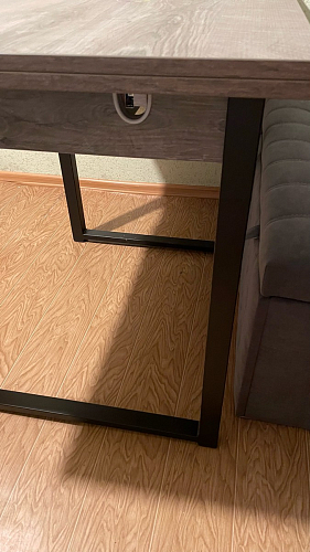 Стол Форли бетон / черный матовый фото покупателя 21