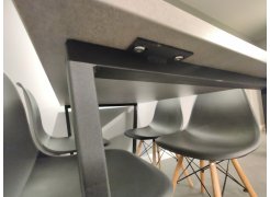 Стол Лота Лофт 140 25 мм юта / белый матовый фото покупателя 368