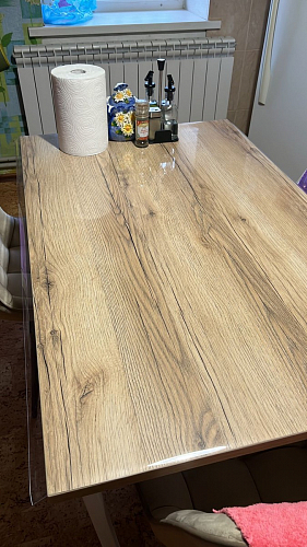 Стол Лота Лофт 120 32 мм бетон / черный матовый фото покупателя 395