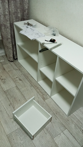 Письменный стол Лайт 03.245F белый гладкий 101 фото покупателя 211