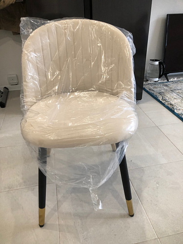 Стул на металлокаркасе Gabi 1 light purple / black фото покупателя 370