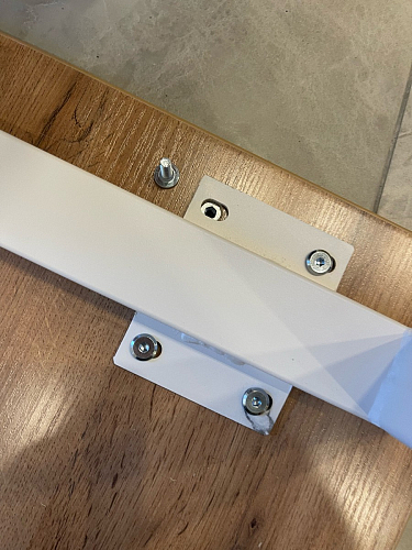 Стол Лота Лофт 120 32 мм бетон / черный матовый фото покупателя 611