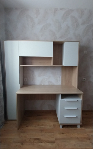 Компьютерный стол Комфорт 12.95 N дуб сонома / темно-серый фото покупателя 23