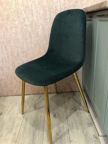 Стул на металлокаркасе Dabl 01 champagne / gold фото покупателя 128