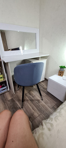 Стул на металлокаркасе Gabi 1 light purple / black фото покупателя 928