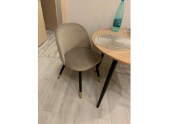 Стул на металлокаркасе Gabi 1 light purple / black фото покупателя 671