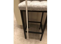 Барный стул Лофт кожзам d1 / черный матовый фото покупателя 220