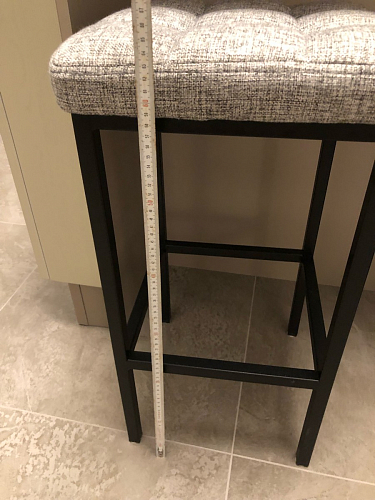 Полубарный стул Лофт мадера 20 / белый матовый фото покупателя 150