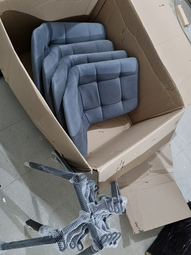 Стул на металлокаркасе Чилли зеленый / черный фото покупателя 1285