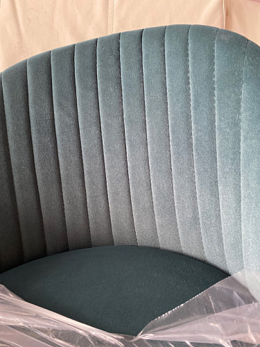 Стул на металлокаркасе Gabi 1 light purple / black / gold фото покупателя 294