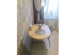 Стул на металлокаркасе Вейв П темно-серый / черный фото покупателя 61