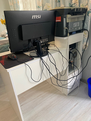 Компьютерный стол Джаз-24 левый дуб сонома фото покупателя 101