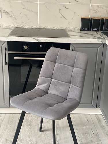 Стул на металлокаркасе Чилли синий / белый фото покупателя 559