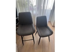 Стул на металлокаркасе Вейв П темно-серый / черный фото покупателя 70