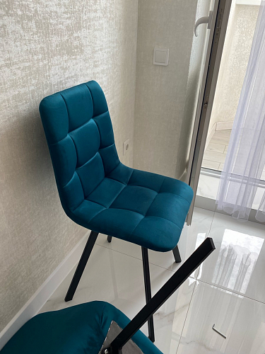 Стул на металлокаркасе Чилли бежевый / белый каркас фото покупателя 1305