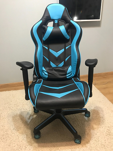 Компьютерное кресло Racer черный / красный / бежевый фото покупателя 32