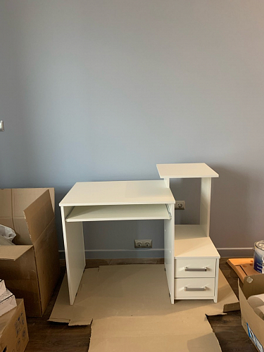 Стол компьютерный Джаз-24 правый венге фото покупателя 42