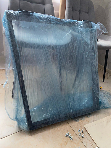 Деревянный стол Лота Лофт 120х75 белый матовый / дуб крафт золотой фото покупателя 332