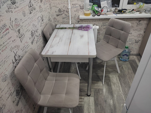 Стул на металлокаркасе Чилли К черный / зеленый фото покупателя 250