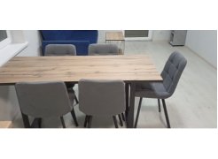 Стул на металлокаркасе Чилли светло-серый / черный фото покупателя 529