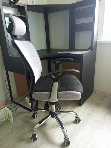 Компьютерное кресло Lody 1 фиолетовое / черное фото покупателя 12