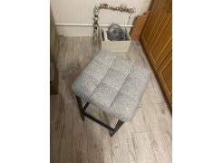 Барный стул Лофт кожзам темно-серый / черный матовый фото покупателя 262