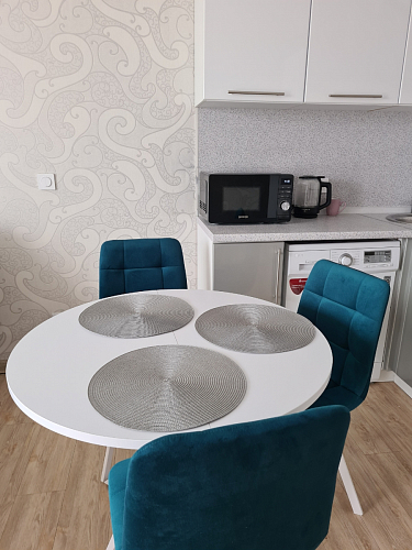 Стул на металлокаркасе Чилли К светло-серый велюр / черный каркас фото покупателя 192