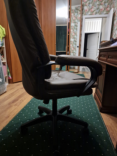 Компьютерное кресло Comfort Lux/Комфорт Люкс серый фото покупателя 96