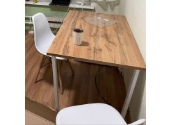 Стол Лота Лофт 140 25 мм юта / белый матовый фото покупателя 386