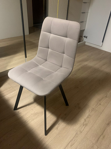 Комплект стульев Чилли 2 шт бежевый / черный фото покупателя 496