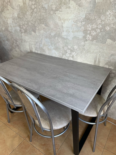 Деревянный стол Лота Лофт 120x75 дуб крафт табачный / черный матовый фото покупателя 643