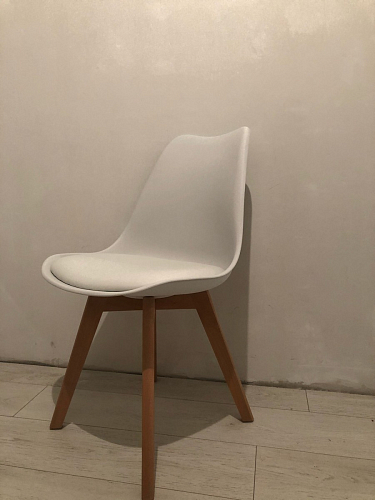 Деревянный стул Bonuss темно-серый / черное сидение / черный фото покупателя 66